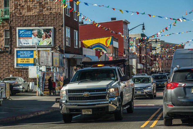 Location photo for Newark Ave near Assembly Hall of Jehovah's Witnesses, Journal Square (Jersey City)