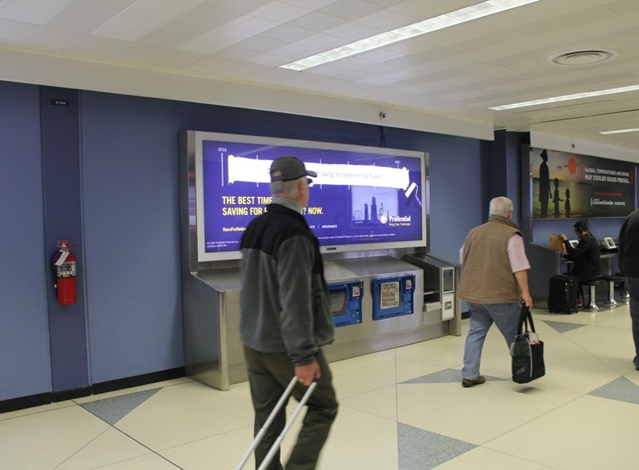 Lit Tension Fabric Display in Amf Ohare, IL