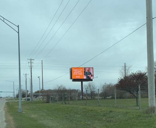 Location photo for S Eisenhower Ave near Wal-Mart (Mason City)