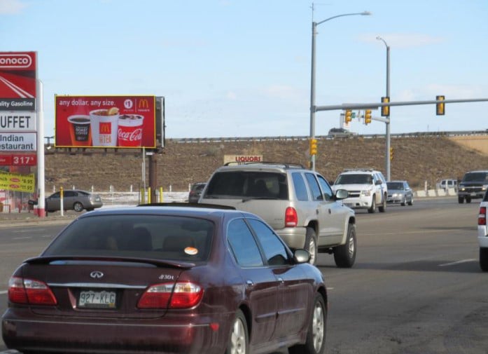 HWY 119, .1 MI W/O I-25 @ MP 63.58 NS WF Media