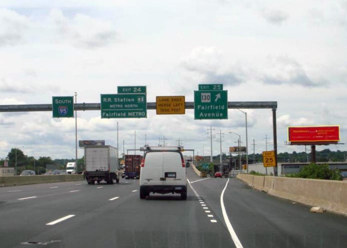 Location photo for Railroad Ave near Fairfield Ave. at Pine St., West End/West Side (Bridgeport)