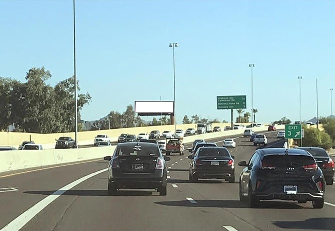 Location photo for SR 51 50 ft S/O Indian School Rd W/S F/S