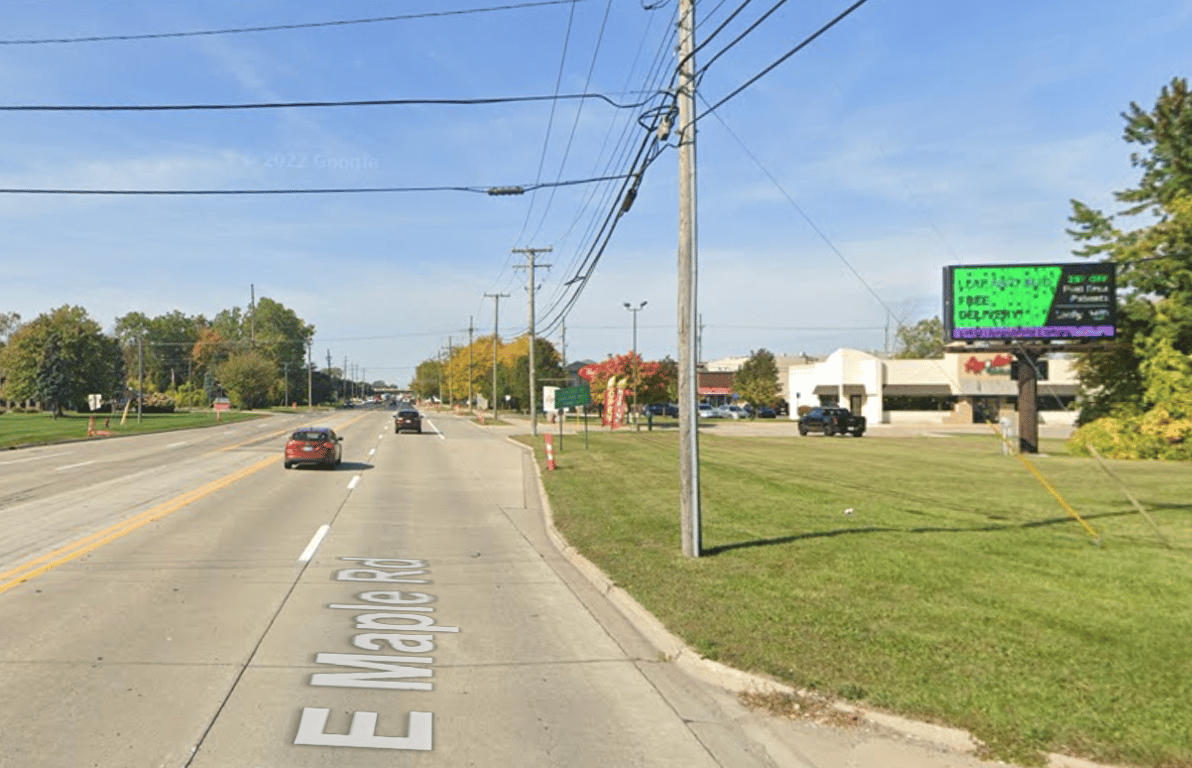 Location photo for E Maple Rd near E Maple Rd + John R (Troy)