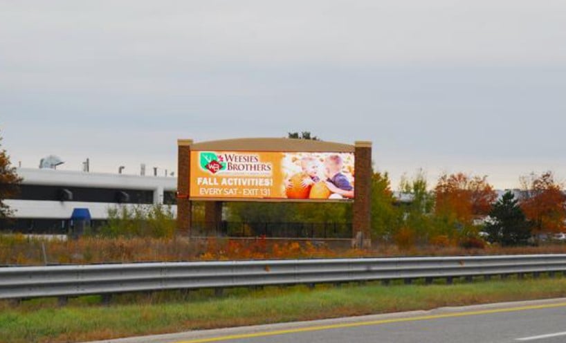 West side US-31 .75 Miles North of Pontaluna Media