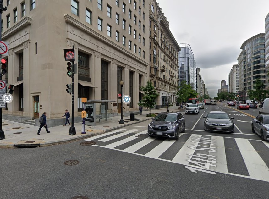 Location photo for 14th St NW near McPherson Square, Northwest Washington (Washington)