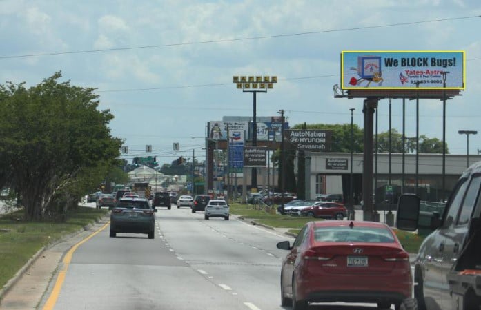 Location photo for Abercorn St near Abercorn & Eisenhower NB, Oakdale (Savannah)