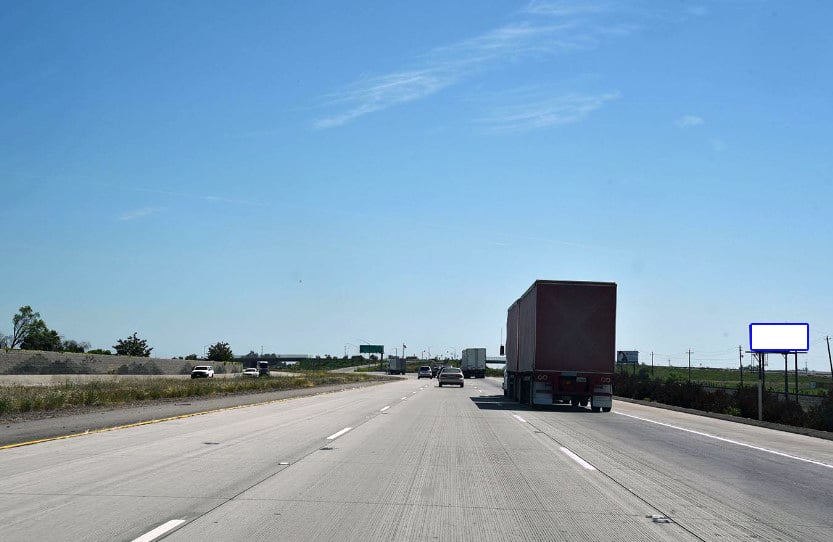 Highway 99 Static Poster located on the south end of Merced Media