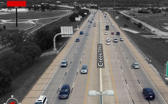 North side of SH-364 (Creek Turnpike), 2.9 miles East of Hwy 75, W/F Media