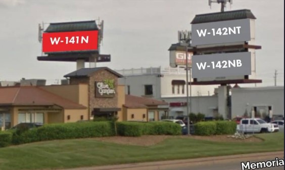 N side of 71 st E side of Memorial .05 mi each direction, N/F Media