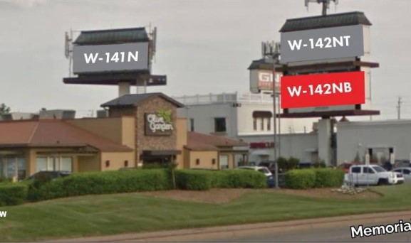 East side of Memorial .05 miles North of 71st St, N/F Media