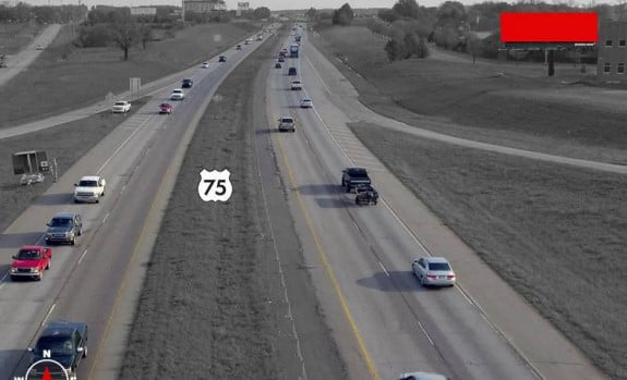 East side of Hwy 75, 1.2 miles North of SH-364 (Creek Turnpike) E/S, S/F Media