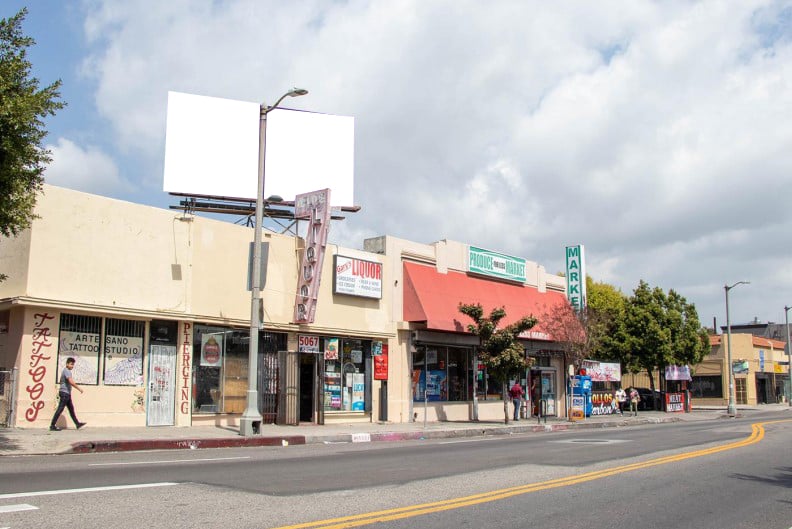 Location photo for W Melrose Hl near Melrose & Western (Westbound), Central LA (Los Angeles)