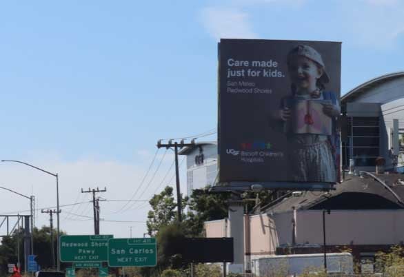 Location photo for Bayshore Fwy 3 mi S/Hwy 92 San Carlos W/L-Illuminated, Redwood City CA