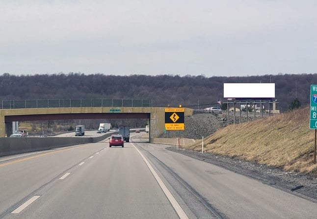 N/SI-76 (PA Tpke), 1.8 mi.W/O Donegal Exit 91, MM 89 F/E Media