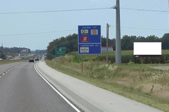 N/S I-70, .9 M/E RTE. 1 EXIT, F/E Media