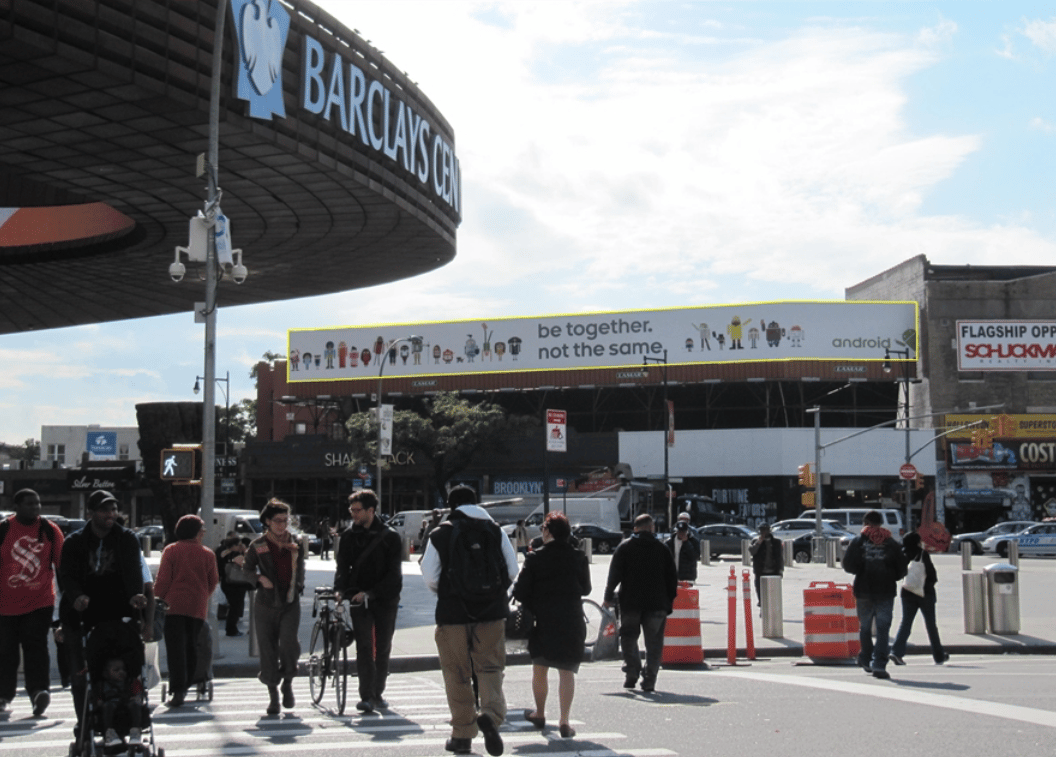 Location photo for Flatbush Ave near Atlantic Center Mall, Park Slope (Kings County)