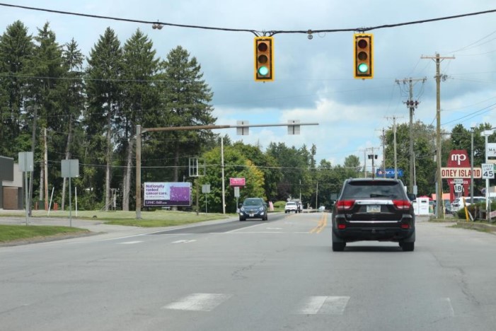 Location photo for PA-18 near Foxchase Plaza (New Castle)