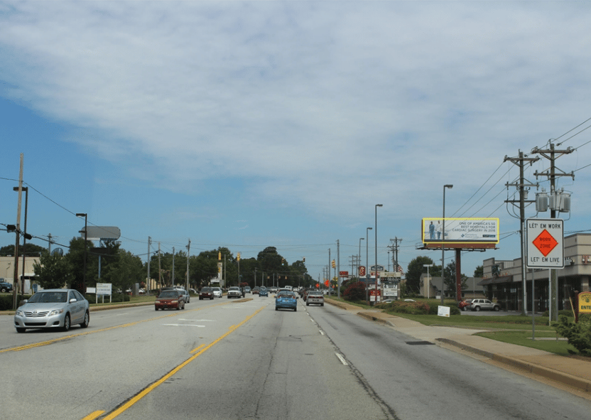 HWY 146 (WOODRUFF RD) 0.5 mi E/O I-385 NS Media