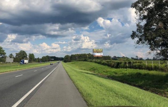 I-10 east of Bonifay Exit 112 - South Side of Interstate - Top Panel. W/F RR Media