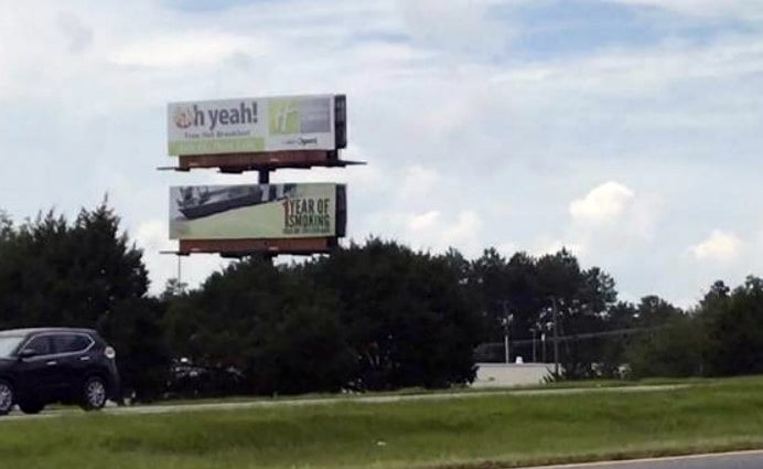 I-10 east of Bonifay Exit 112 - South Side of Interstate - Top Panel. E/F CR Media