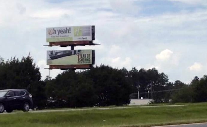 I-10 east of Bonifay Exit 112 - South Side of Interstate - 1st Structure Going East at Bottom Panel. E/F CR Media