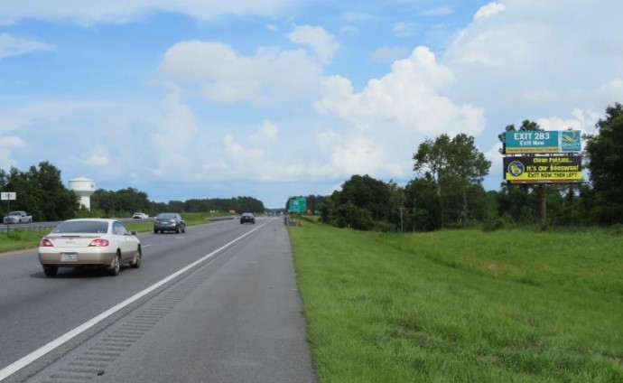 S/S I-10 .4 MI W/O EXIT 283 F/W - Top Panel Media