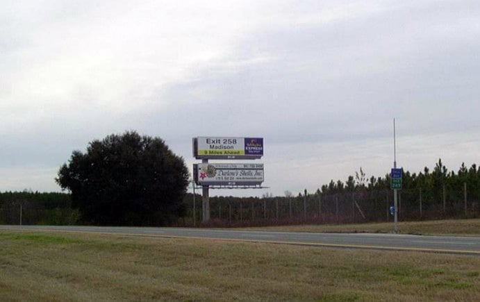 I-10 0.2 mi W/O Captain Brown Rd. (MM249) SS F/W - Bottom Panel Media