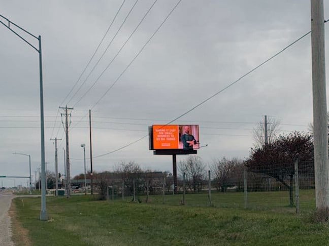 Location photo for S Eisenhower Ave near Wal-Mart (Mason City)