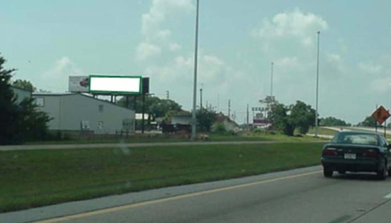 Billboard near Blue Angels Homecoming Air Show