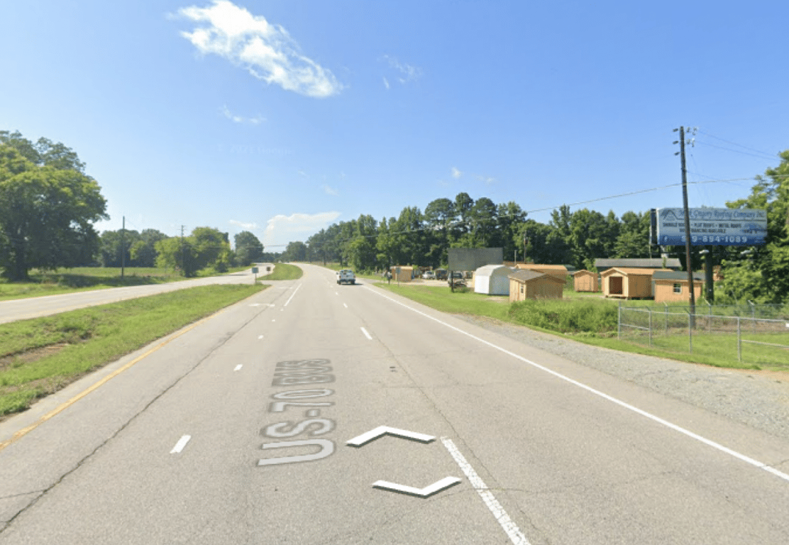 US 70 W Market St E/O Rubert Ave, SS, WB RHR, E/F RR Media