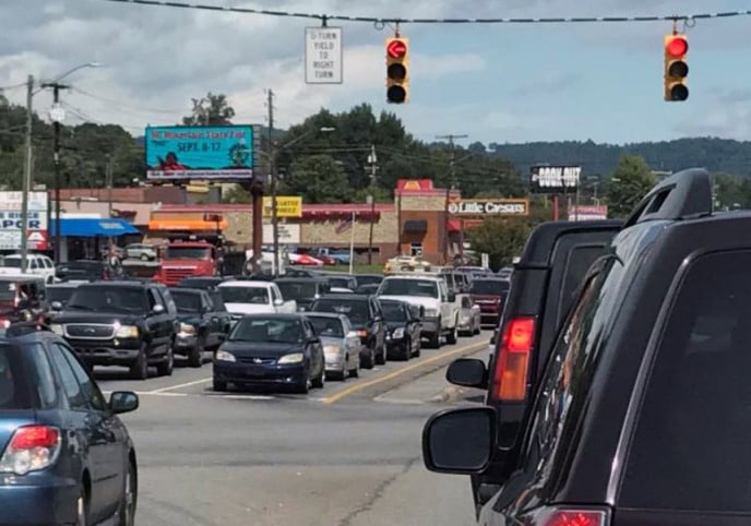 Location photo for US-19 near Patton Ave at New Leicester Hwy (Asheville)