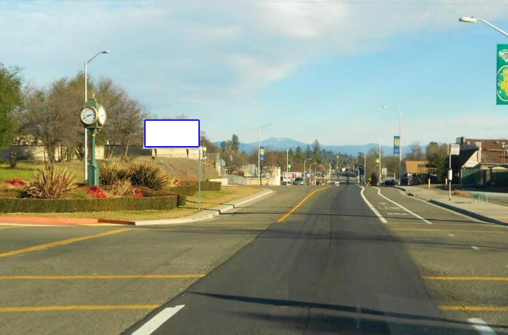 Location photo for McConnel Ave near Clock Tower on Shast Dam Blvd (Shasta Lake)