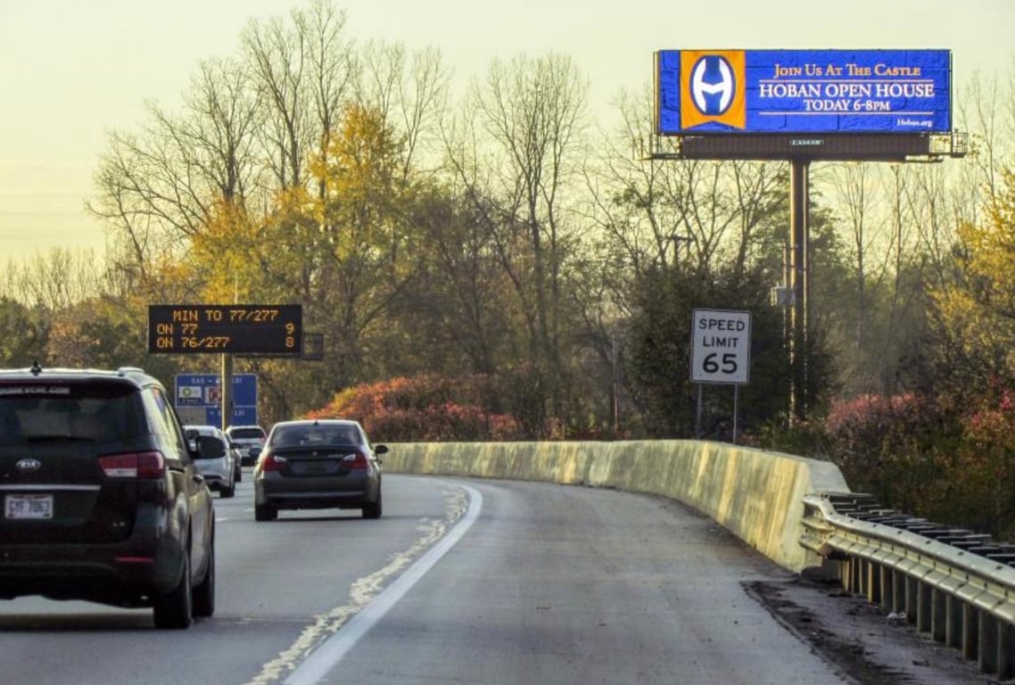 Location photo for I-77 WS 500ft N/O SR 162 Copley Rd F/N-2