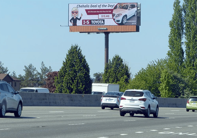 Billboard in Seattle, WA