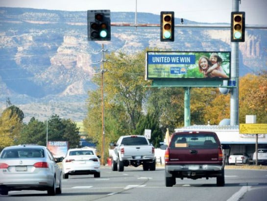 Digital Bulletin N/L I-70B, .25MI E/O 14th ST, E/F Media