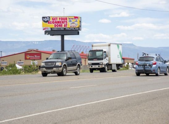Digital Bulletin N/L of Hwy 6 & 50, 1 mi n/o 24 Rd, W/F Media