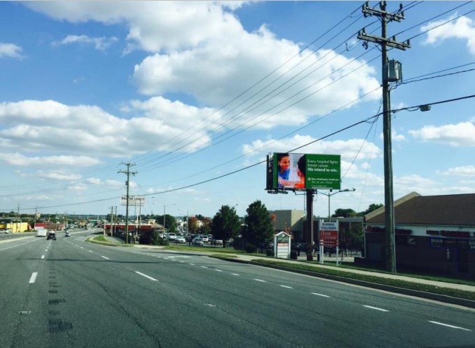 Location photo for Garrisonville Rd near Newbury Plaza (Stafford)