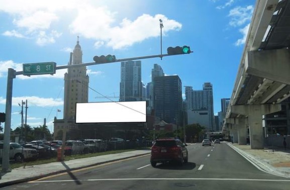 Location photo for NE 8th St near Miami Central, Downtown Miami (Miami)