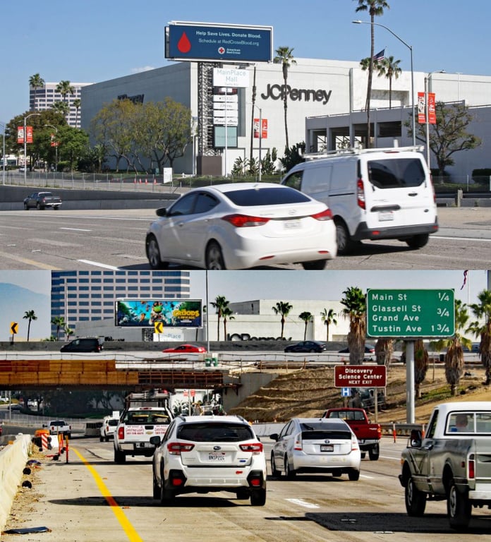 22 Fwy .3 MI e/o 22 Fwy and I-5 Interchange F/W Media