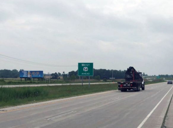 STH 57, .20 mi s/o Church Rd. E/S, N/F Media