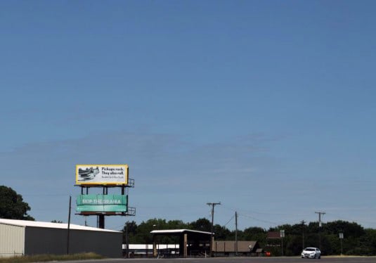 HWY-114 .06 E OF FM 2123 MP12, S/S TOP Media