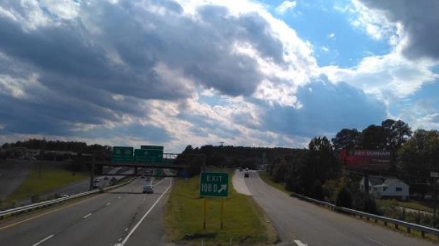 Location photo for Butler Ave near Hillsborough Rd at US 15-501 SB (Krispy (Durham)