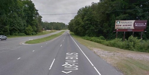 US 74 Bus 0.2 mi E/O Zed Bailey Rd SS Media