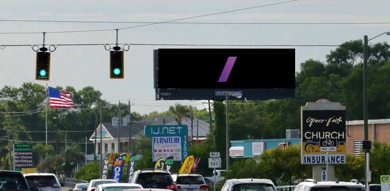 Hillsborough Ave .60 mi E/O Race Track Rd N/S F/E Media