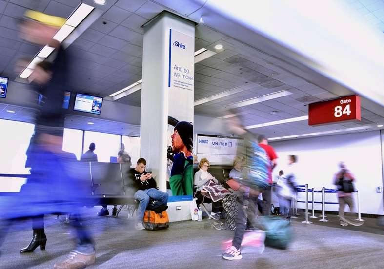 Lit Tension Fabric Display in San Francisco, CA