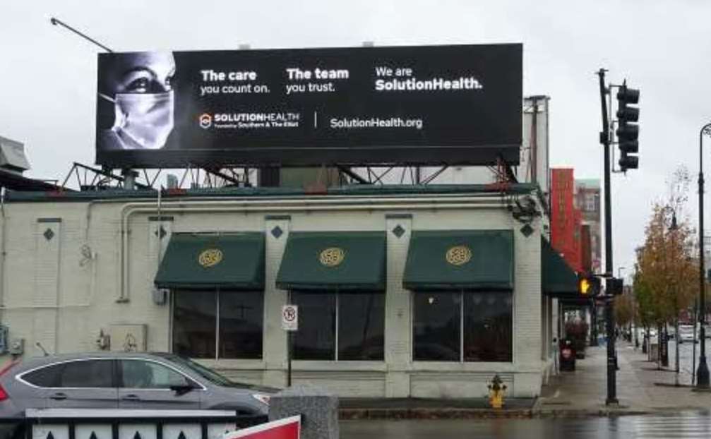 Elm South Facing Market Basket Parking Lot Media