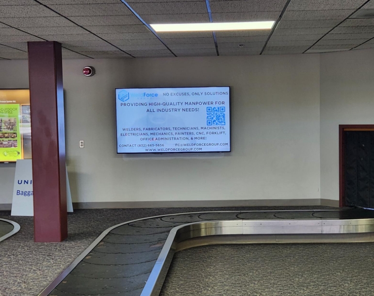 Baggage Claim - Exclusive Single Digital Display