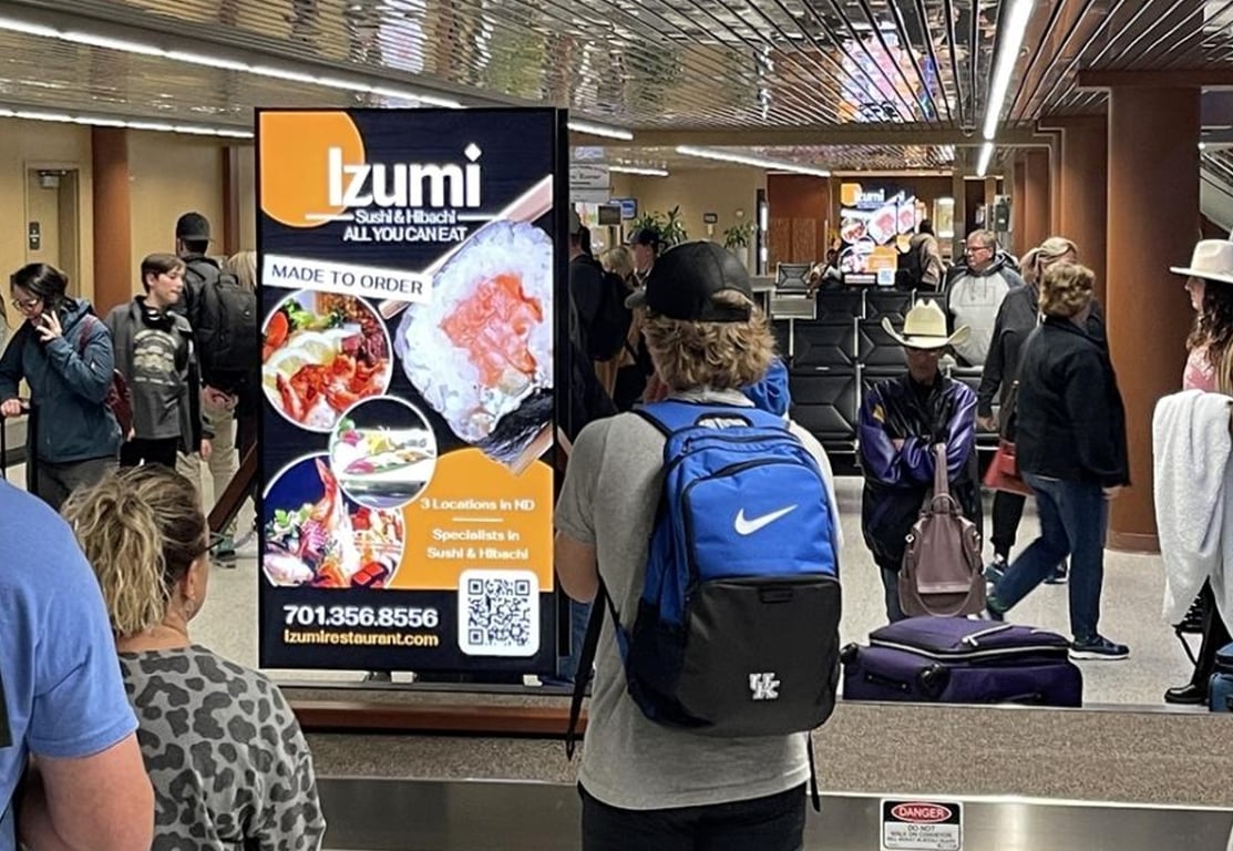 Billboard in Reile's Acres, ND