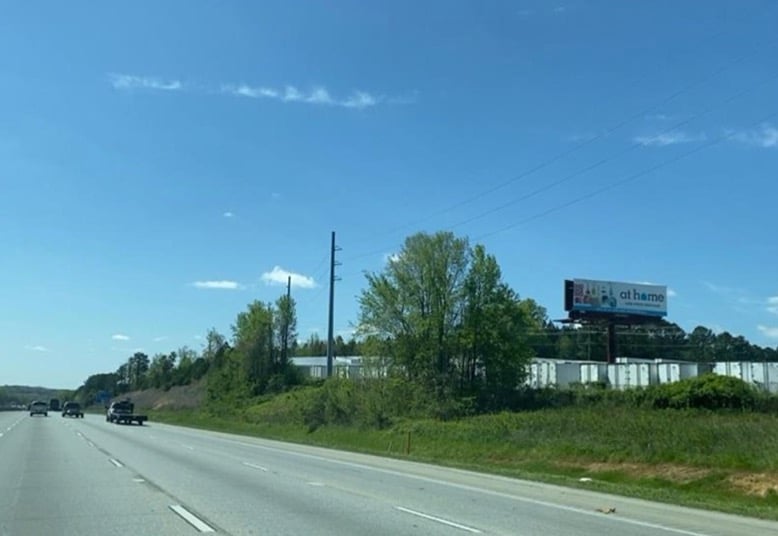 I-85 0.5 mi S/O Poplar Tent Rd WS Media