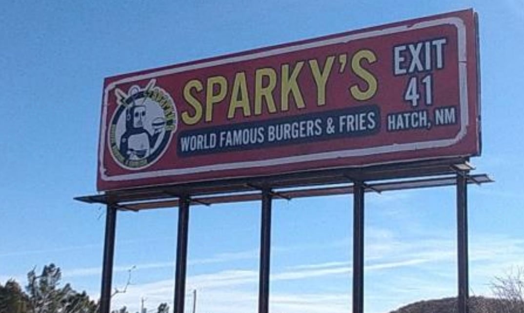 Billboard near Hatch Chile Festival